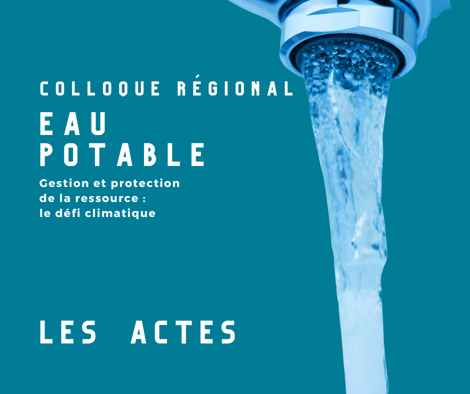 Colloque Eau potable | Les actes disponibles