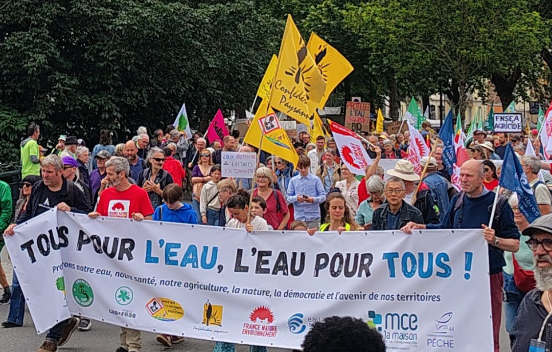 Nous étions 4000 pour l'eau à Rennes le 7 juin