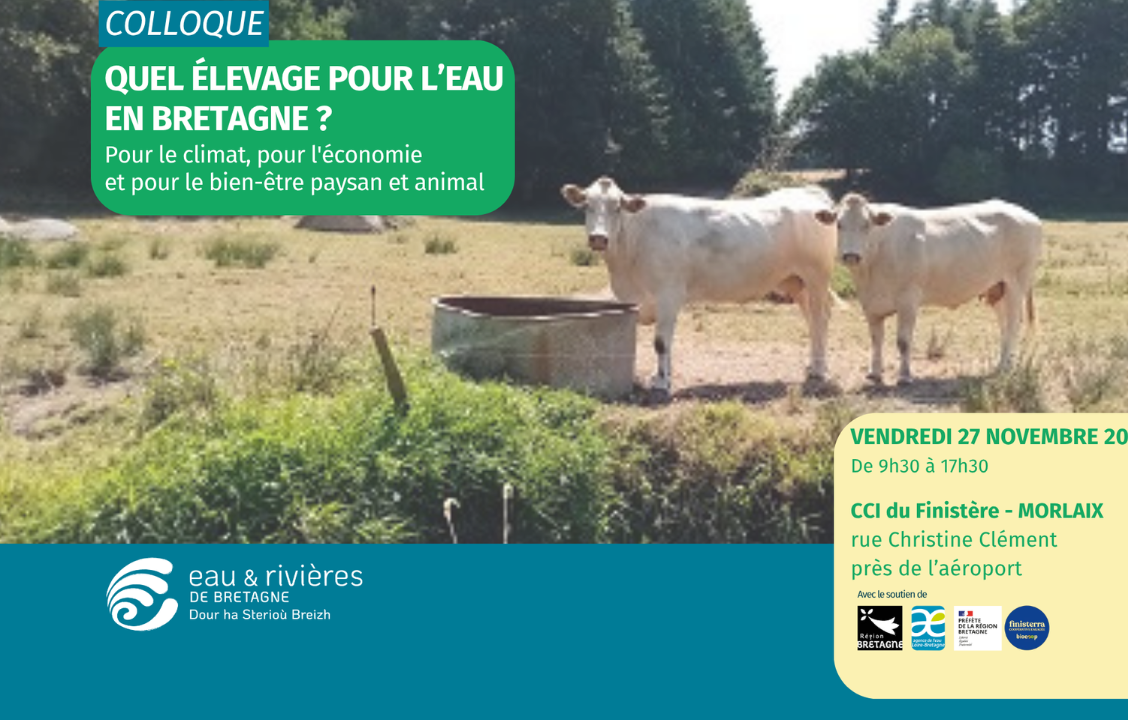 Colloque : Quel élevage pour l'eau en Bretagne ?