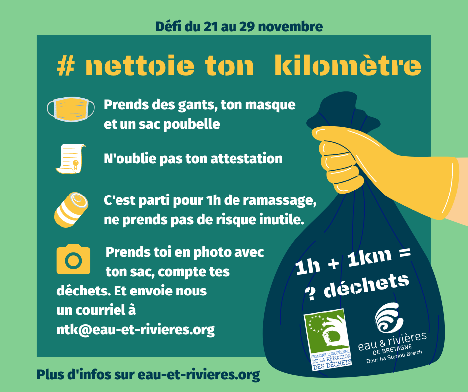 Défi confiné | Rejoignez l'opération Nettoie ton kilomètre