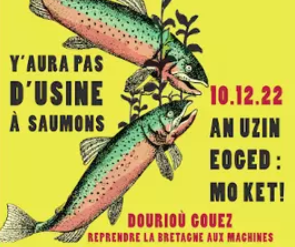 Guingamp | Mobilisation contre le projet d'usine à saumons, le 10 décembre